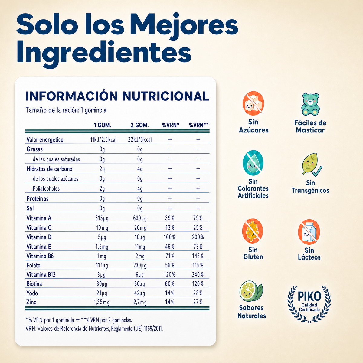 Multivitamínico Infantil Diario